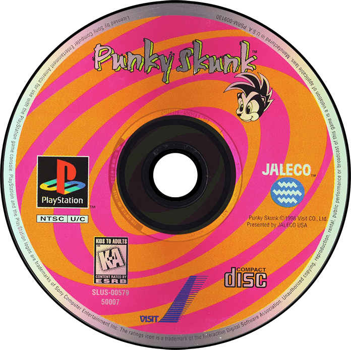 Punky Skunk media 7 for Playstation